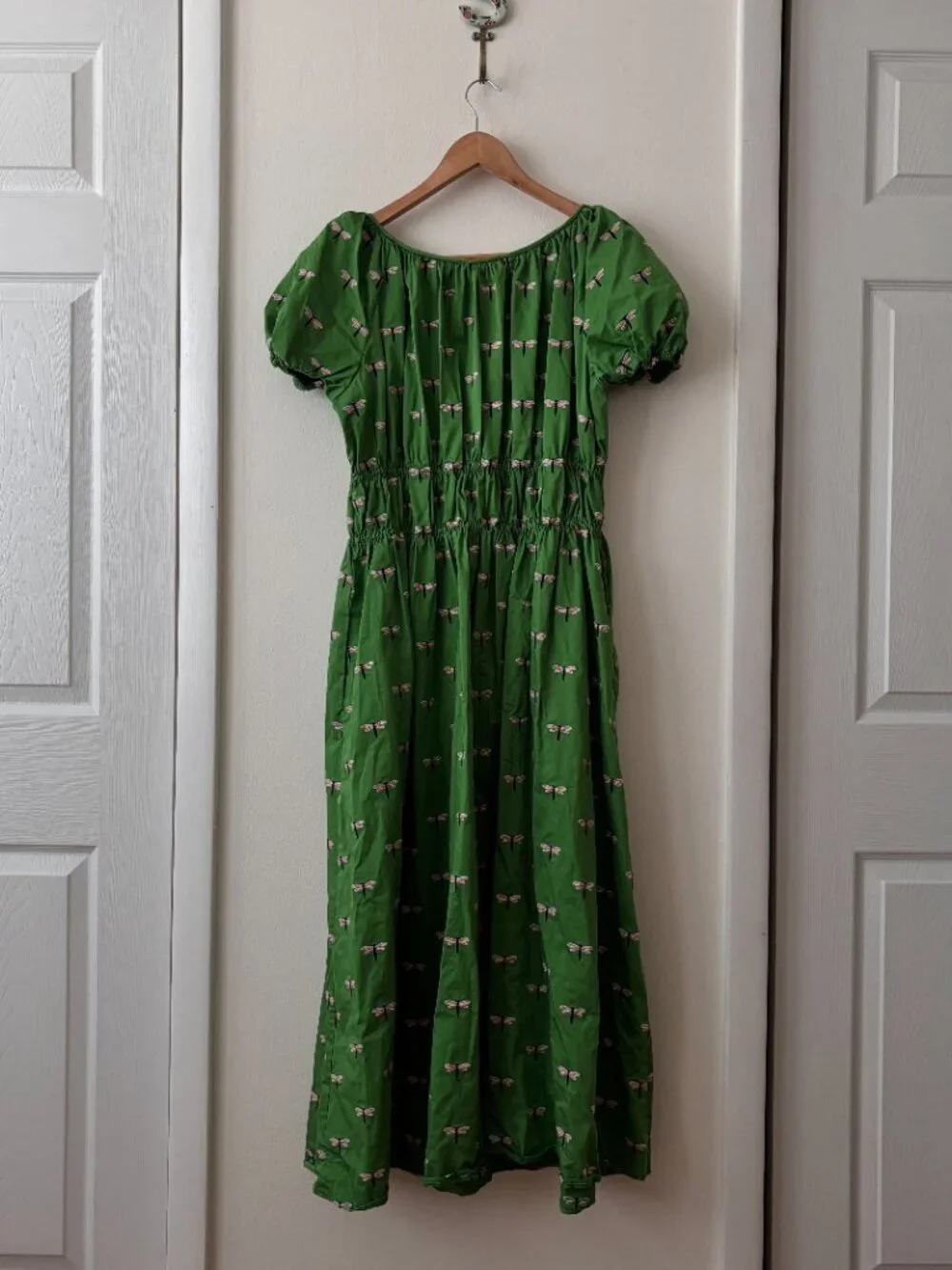 Kate Spade Dragonfly Riviera Midi Dress in Green